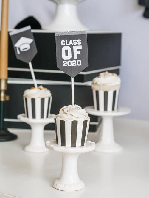 graduation cupcake toppers