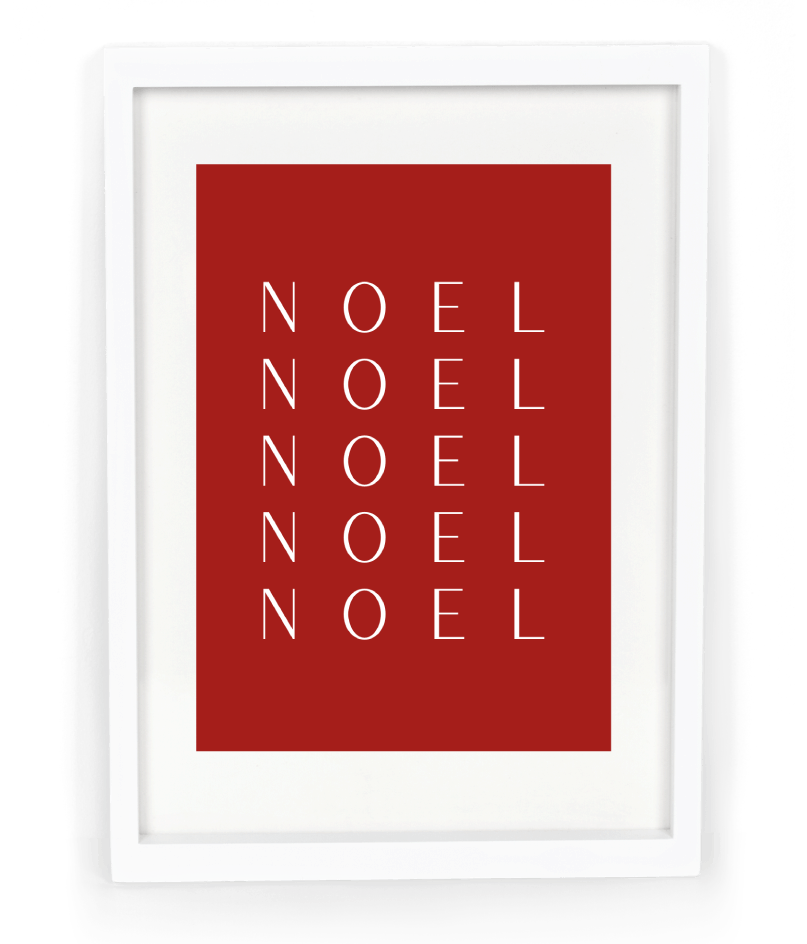 Noel Christmas Wall Art