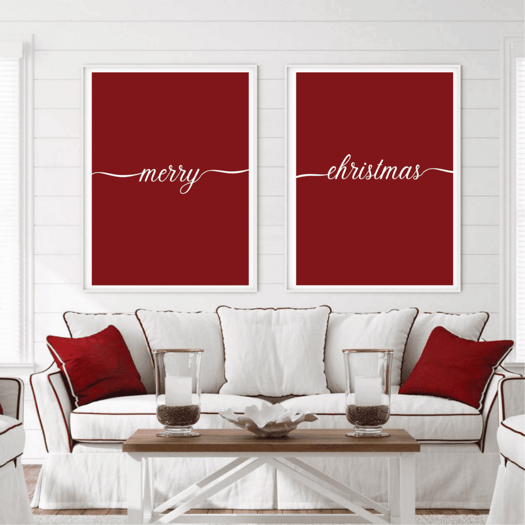 Christmas printables Mary Christmas wall art