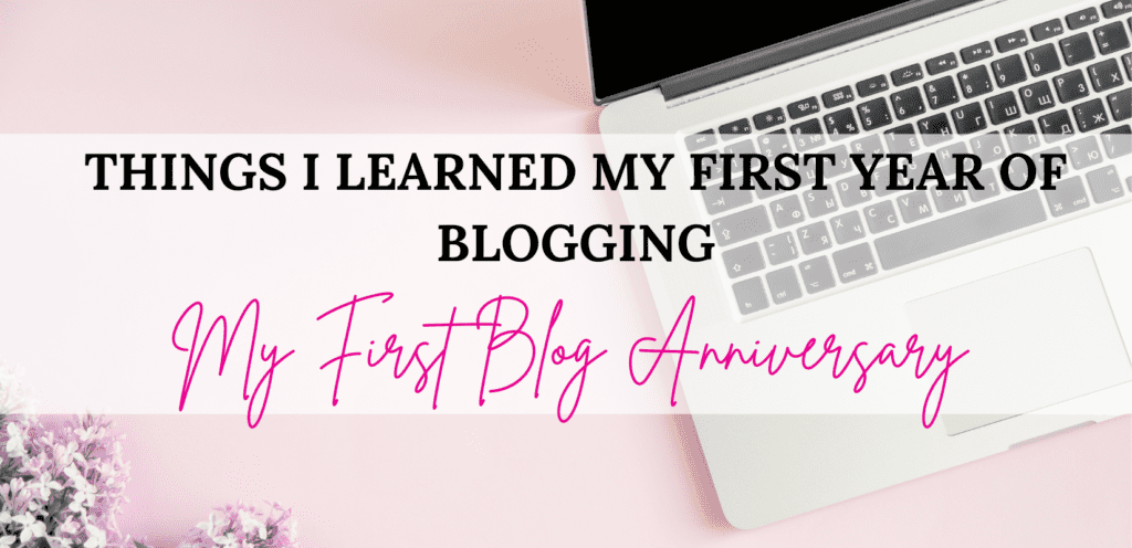 Things I learned my first year of blogging