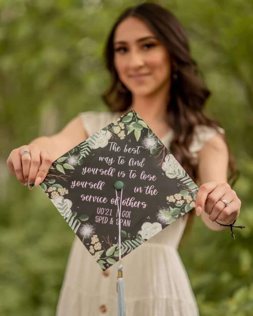 graduation cap design for college girls