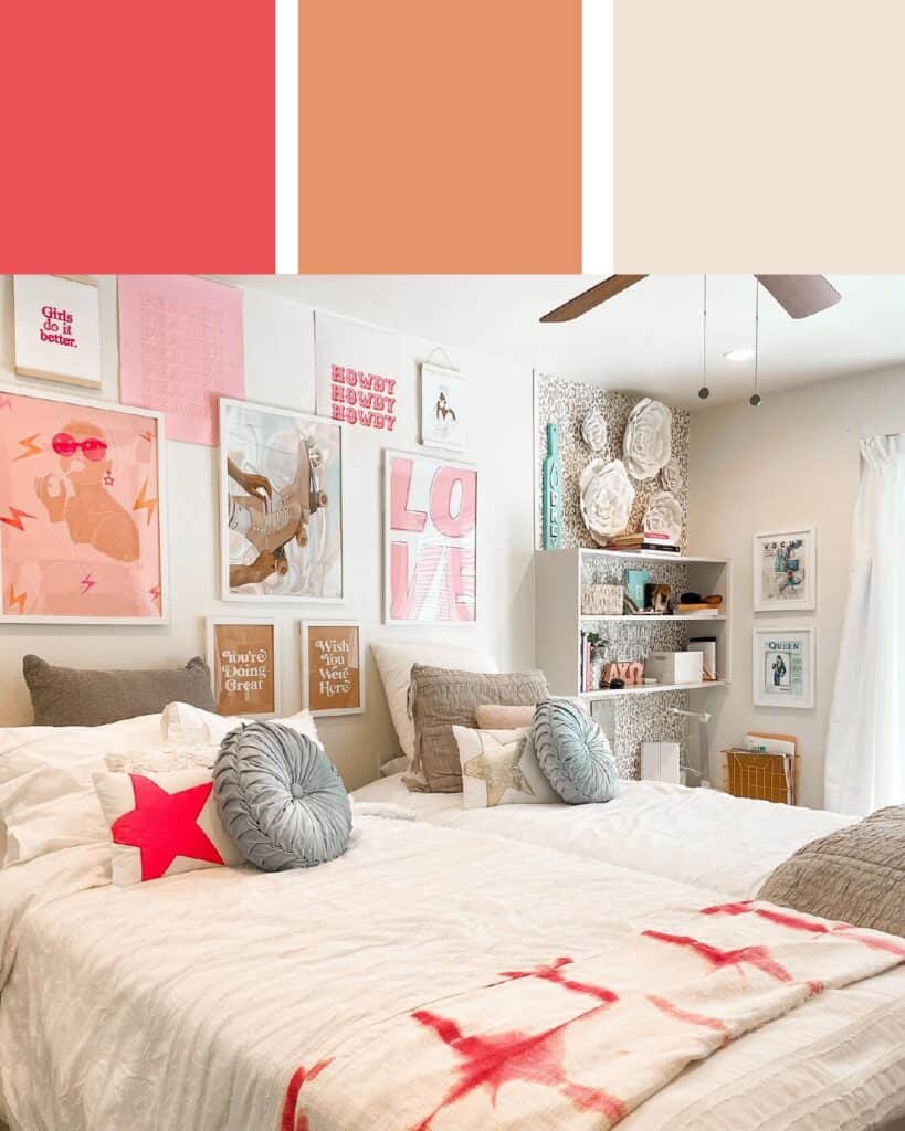 Hot Pink Dorm Room Color Scheme