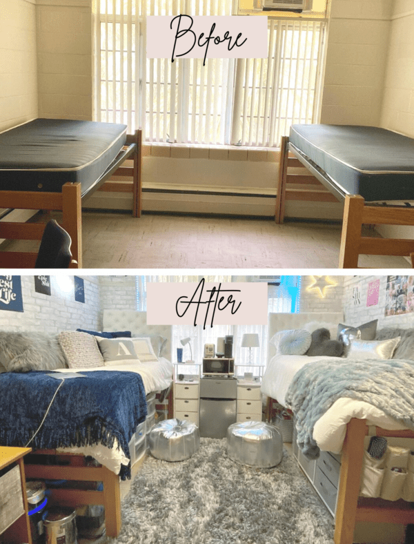 8 Shocking Dorm Room Before and After Transformation You Have to See