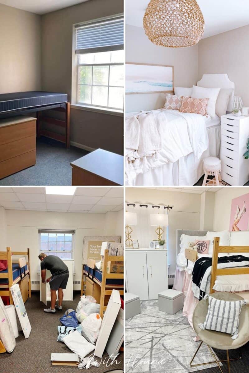 8 Shocking Dorm Room Before and After Transformation You Have to See ...