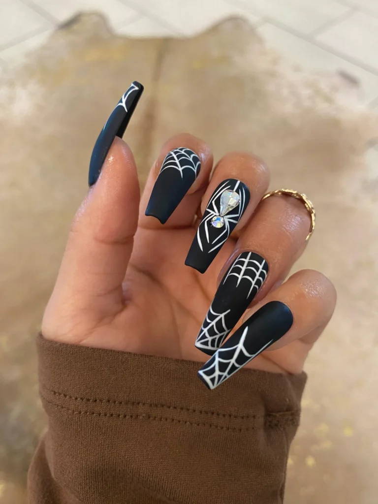 68 Spooky Halloween Nail Designs That Speak Halloween For 2023 - With Houna