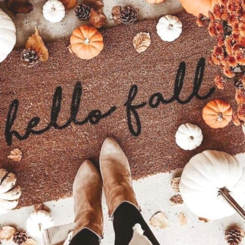 15 The Cutest Fall Outdoor Doormats Everyone is Getting This Year