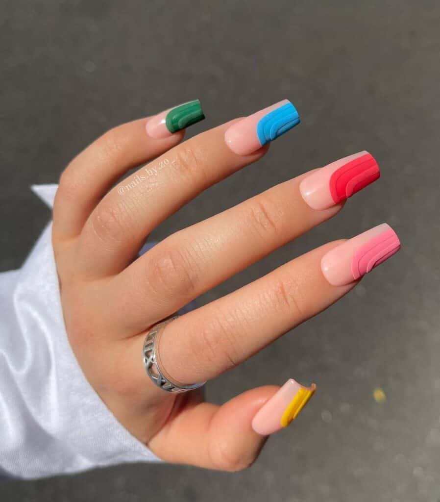 Bold and Bright Nails