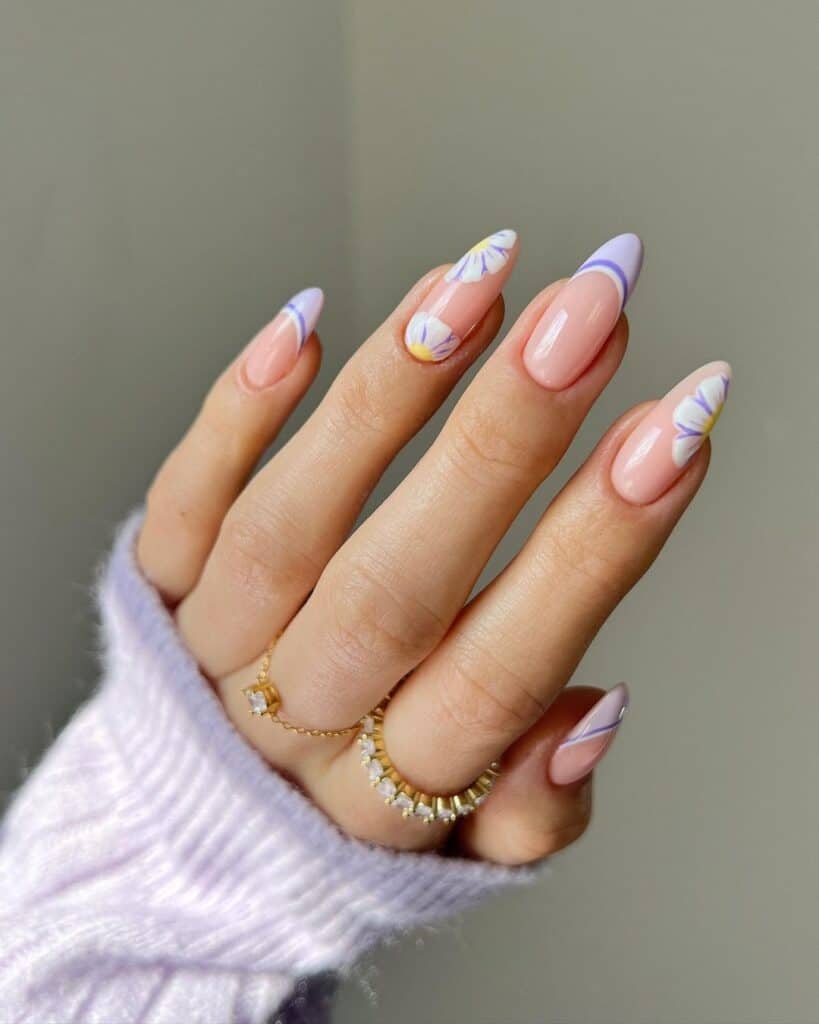 Lilac Spring nails