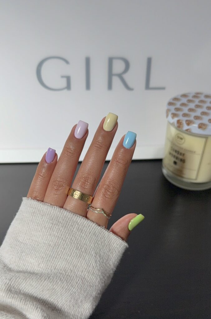 Spring Candy Color Nails