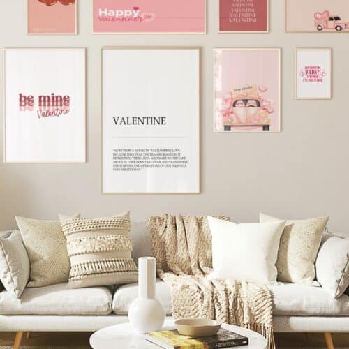 24 Cute and Adorable Valentine’s Day Wall Decorations to Upgrade your Apartment Decoration For Valentine