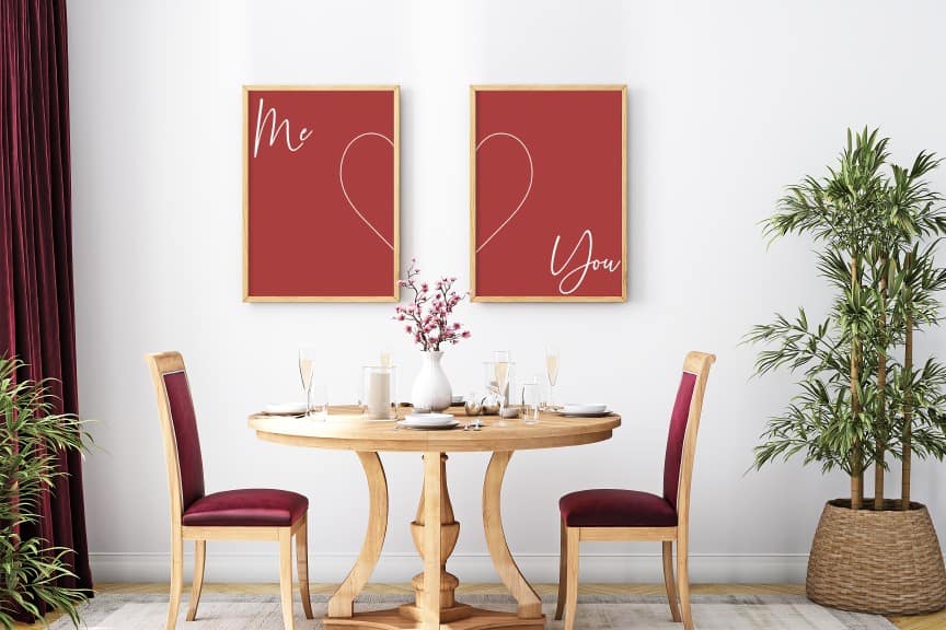 Valentine's Day wall decorations