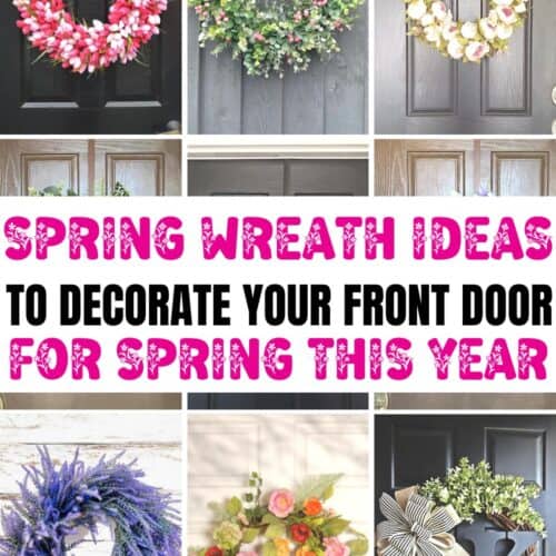 49 Spring Wreath Ideas to Decorate your Front Door For this Spring Of 2024