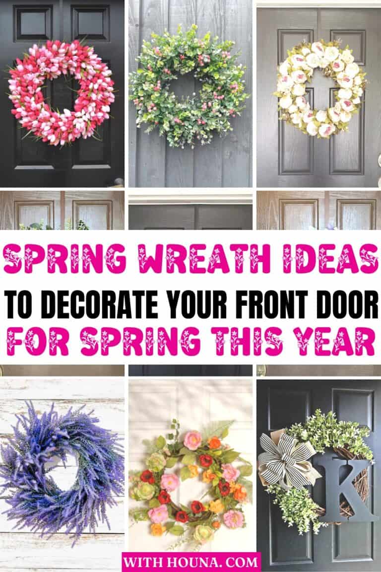 49 Spring Wreath Ideas To Decorate Your Front Door For This Spring Of   Spring Wreath Ideas To Decorate Your Front Door For Spring 768x1152 