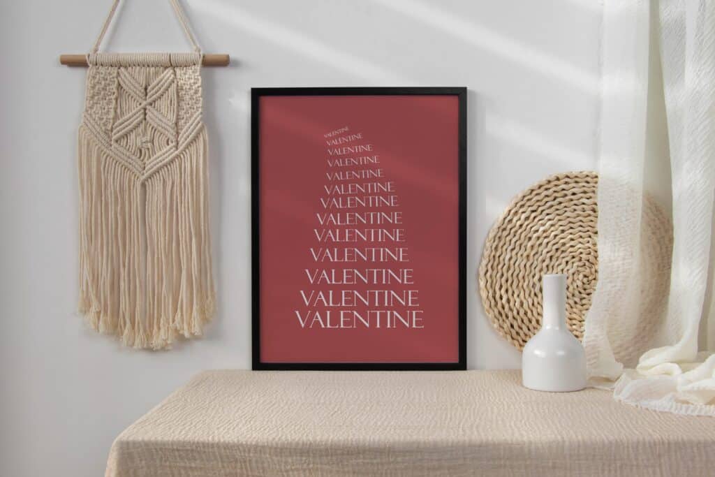 Valentine's Day wall decorations