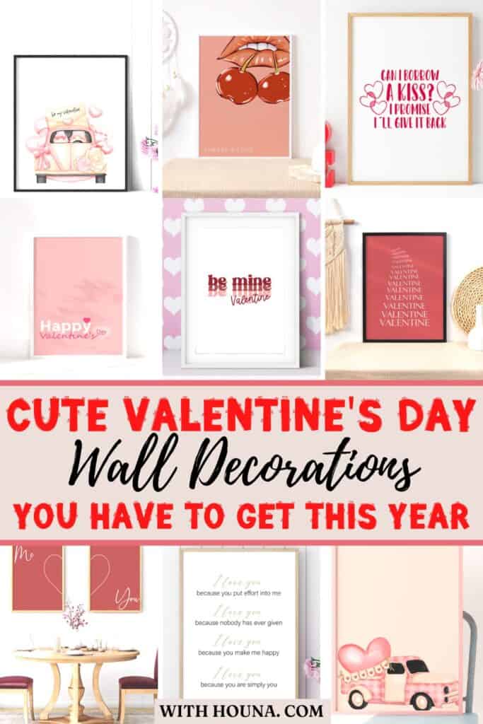 The best Valentine's Day wall decorations.
