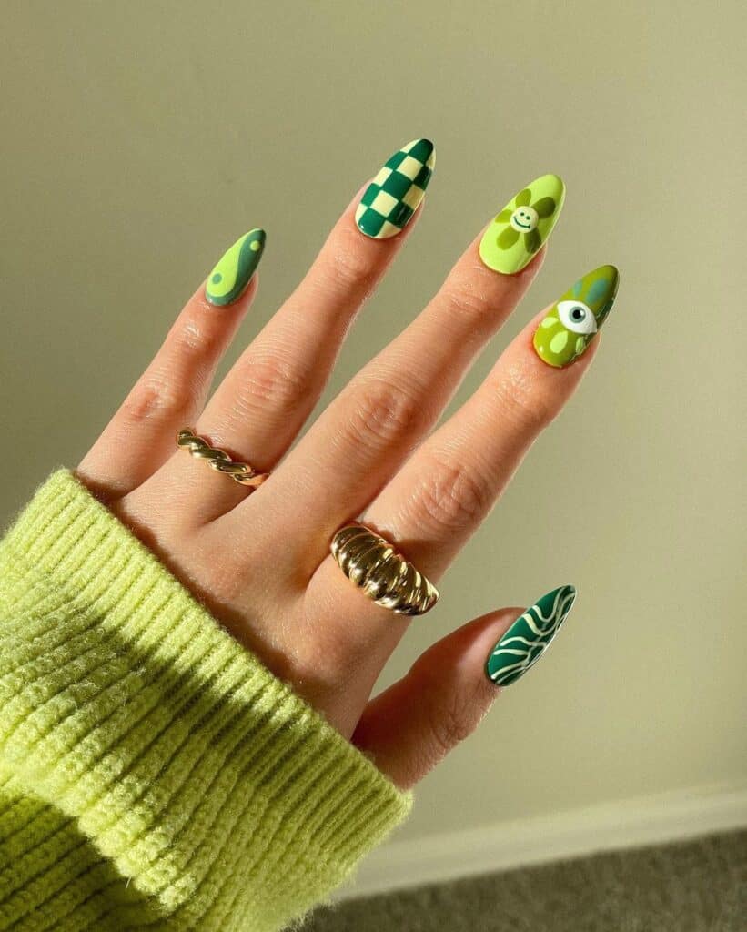 St Patrick's Day Nail Designs