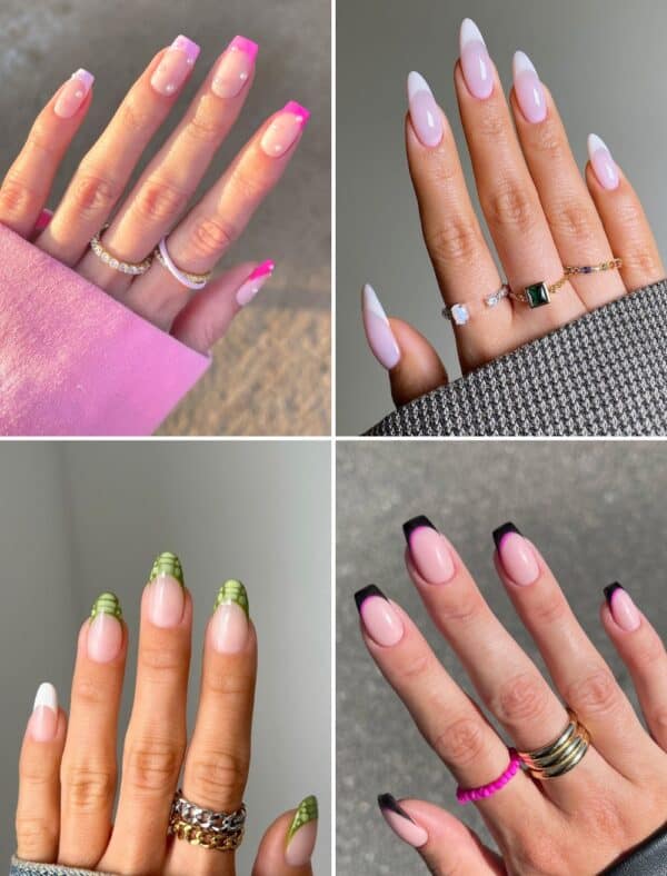 53 Insanely Cute French Tip Nails to Upgrade the Classic French Nails Manicure