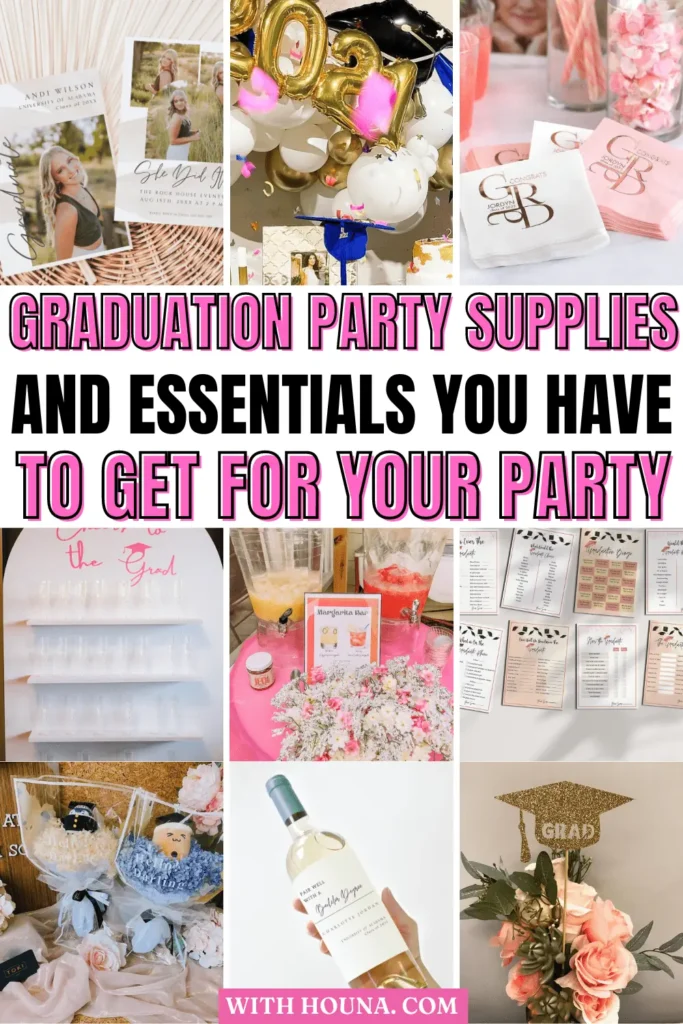 graduation party supplies