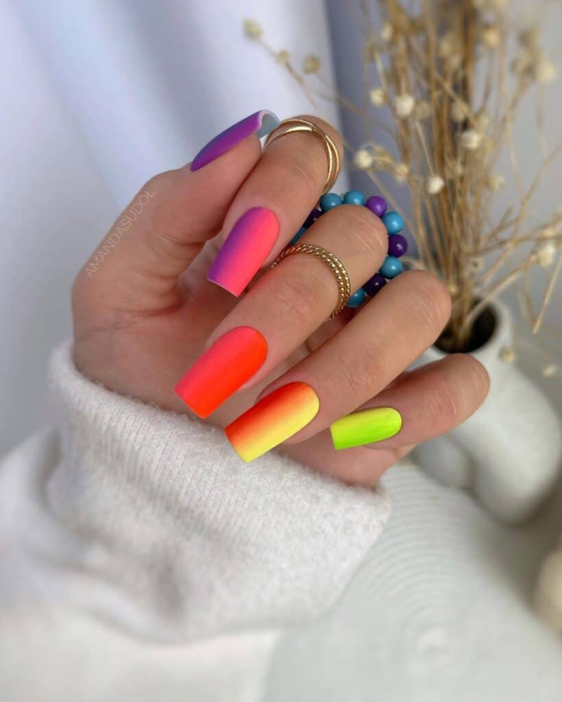 neon nail designs