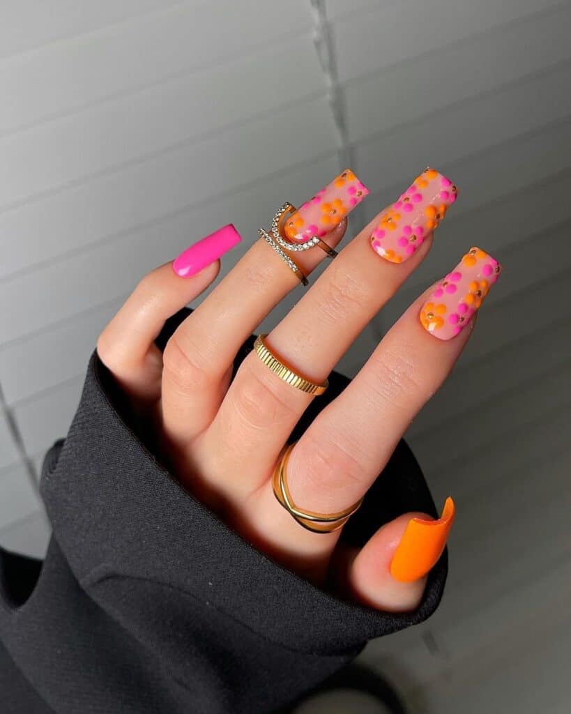 neon nail designs