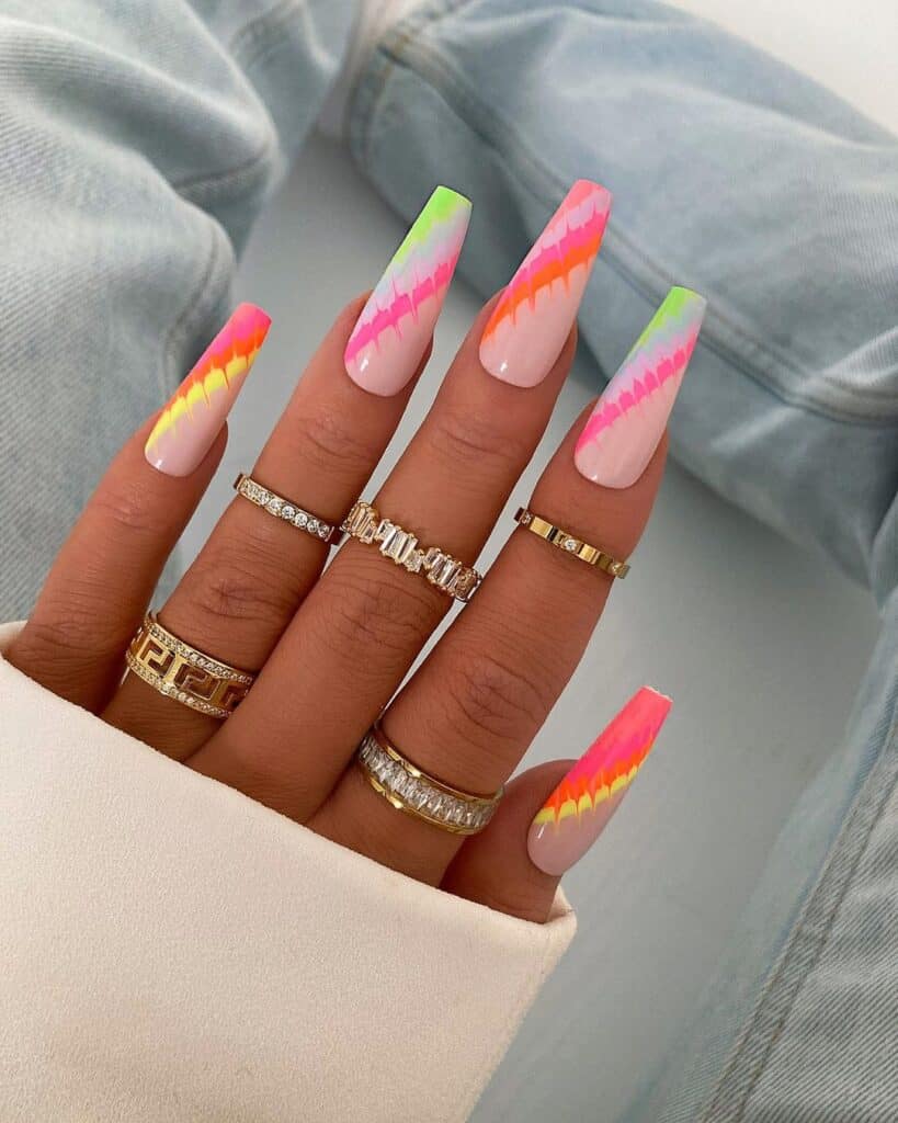 neon nail designs