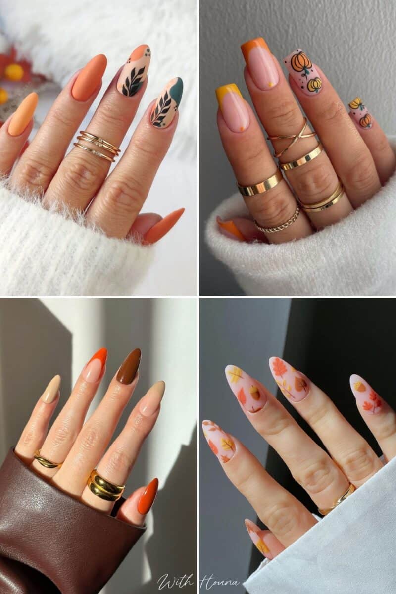 47 Cute Thanksgiving Nail Ideas and Thanksgiving Nails You Have to