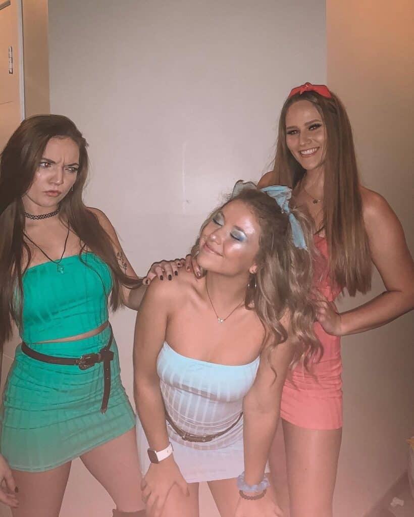 Power Puff Trio Halloween Costumes