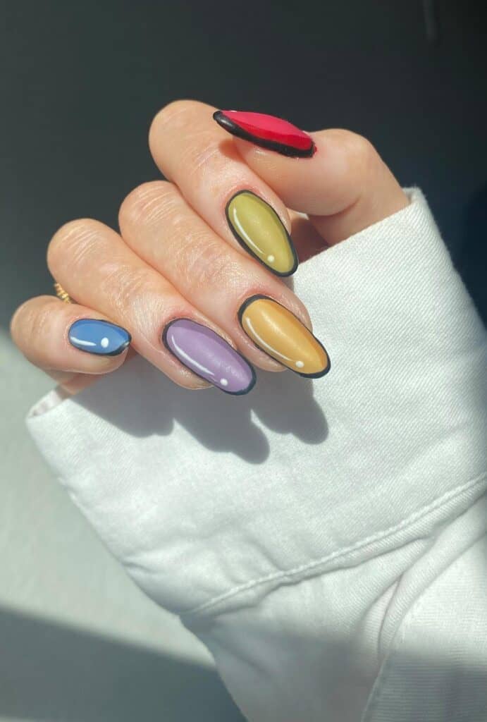 Comic book nails