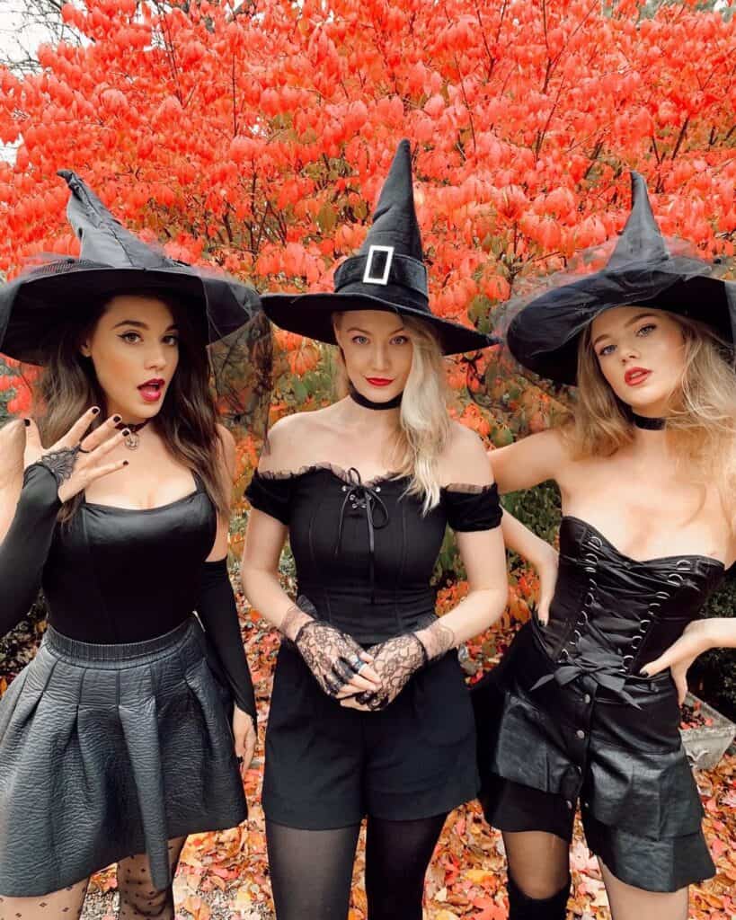 Hot Trio Witches Halloween Costume for Women