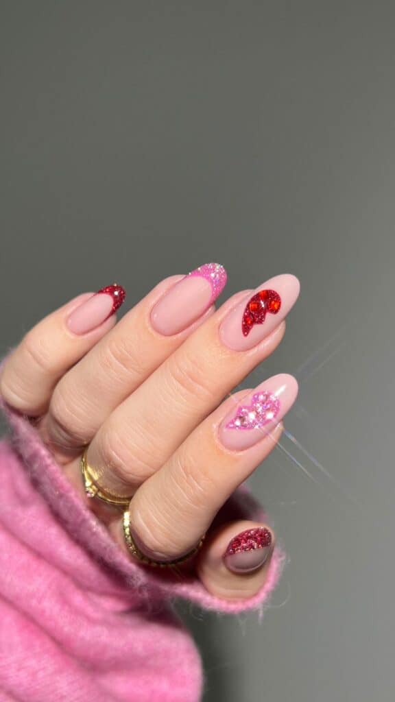 Heart nail designs