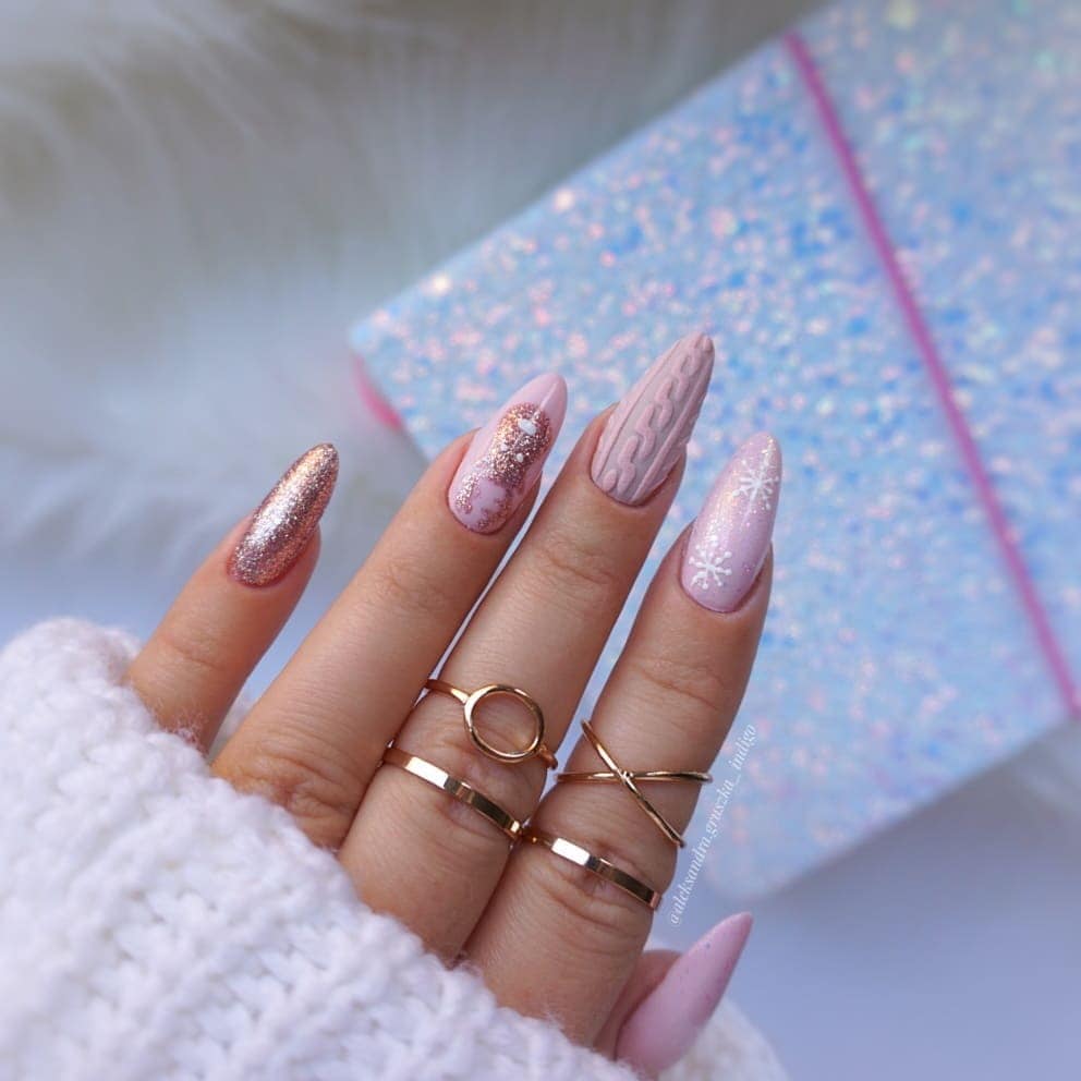 43 Of The Best Winter Nail Designs and Winter Nails of 2023 You Will  Absolutely Love - With Houna