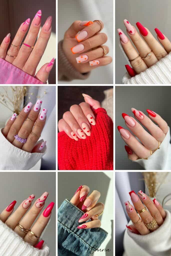 Valentine's Day nail ideas