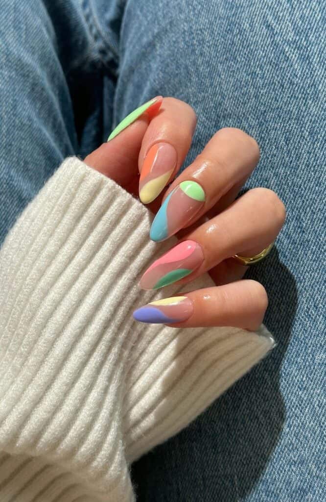 Funky March Nails