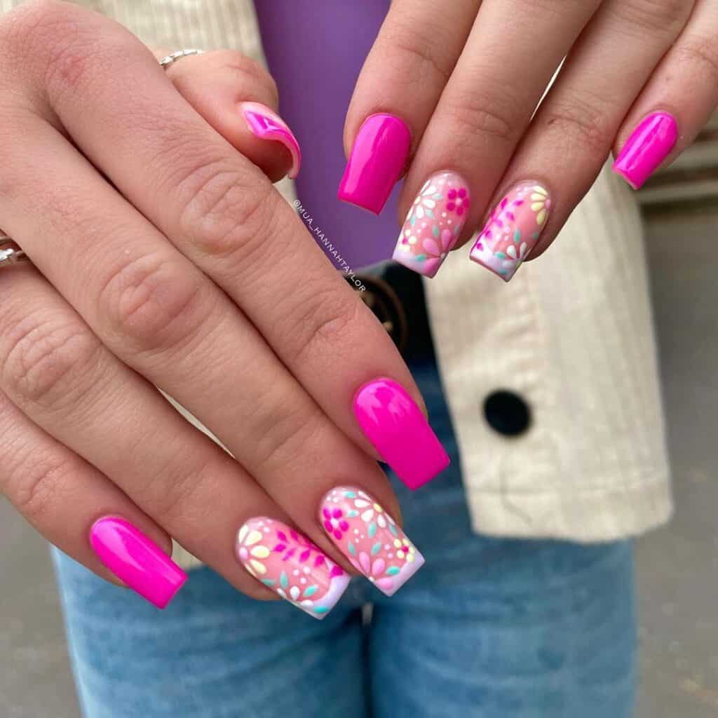 Spring Bloom Nails