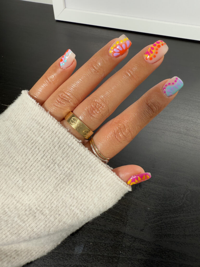 Mix and Match Short Summer Nails