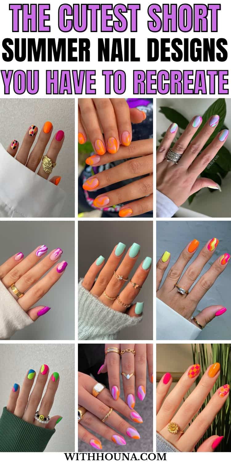 42 Cute Short Summer Nails And Short Summer Nail Designs To Try This 