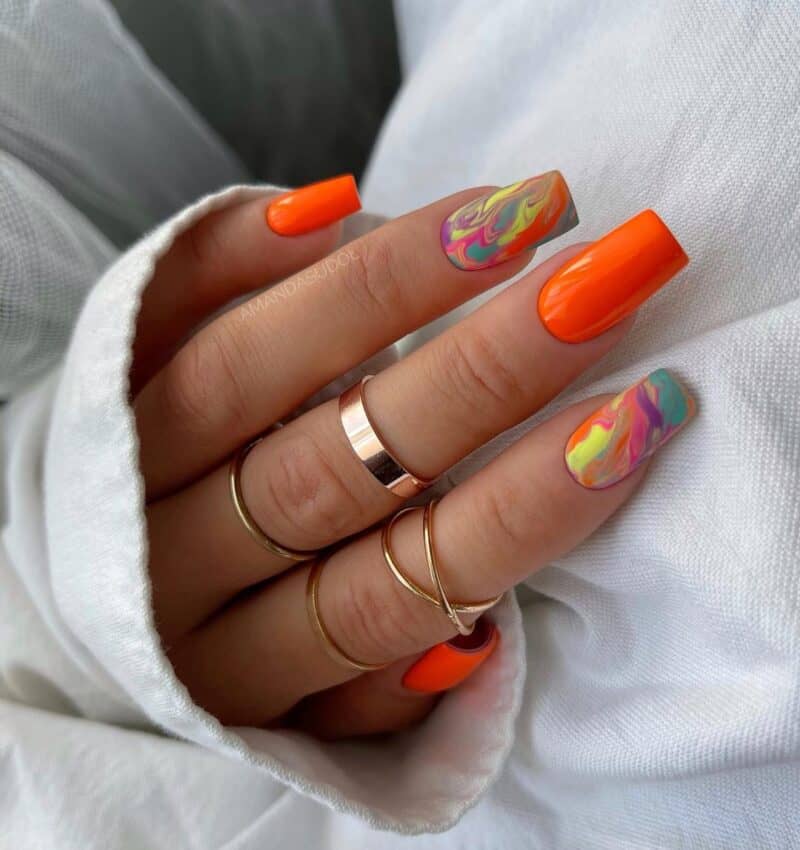30 Cute August Nail Designs and August Nails You Will Love This Summer