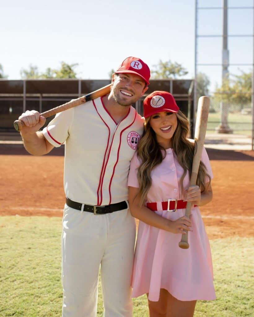 Baseball Team Couple