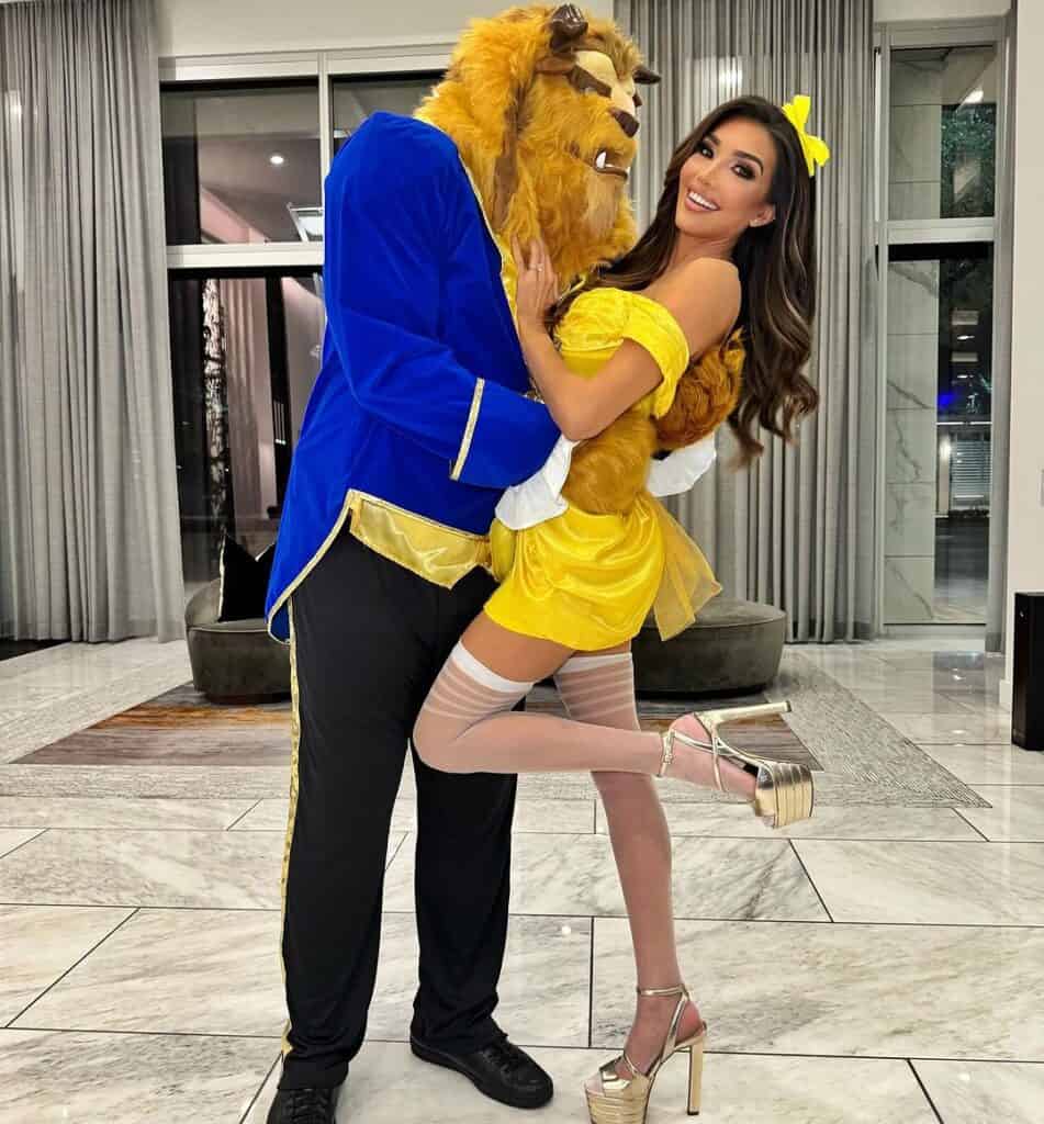 Bella and The Beast Costume Idea