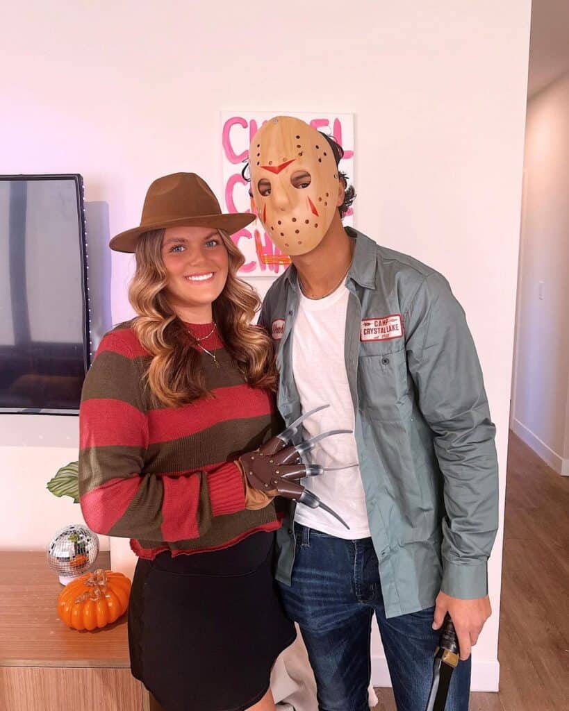 Freddy and Jason Couple Costume Idea