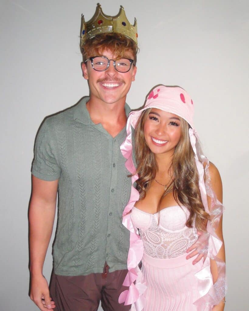 SpongBoob and Sandy Couple Costume