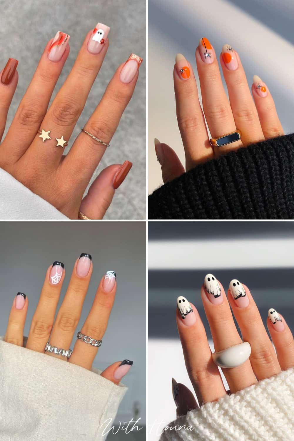 Spooky Short Halloween Nails