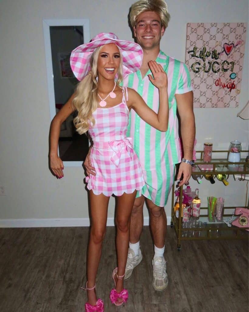 Unique Barbie and Ken Costume Idea