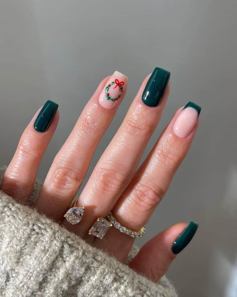 Uñas navideñas de Bottega