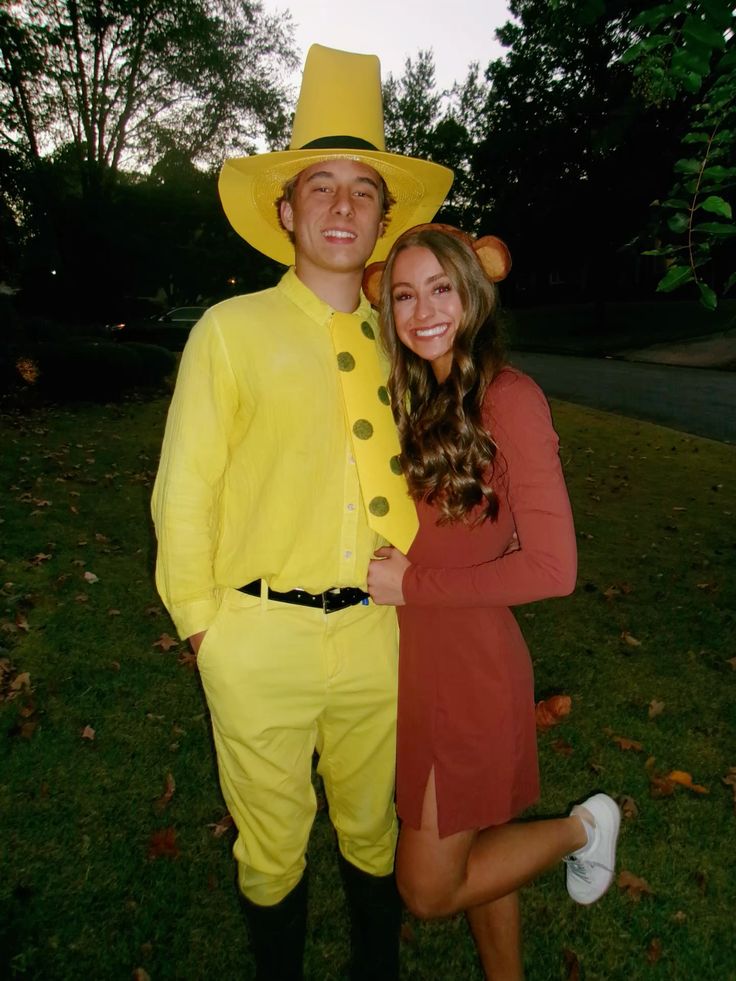 Curious George Halloween Costume for Couples