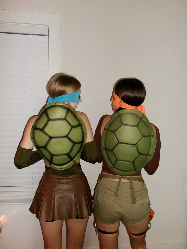 Cute Turtle Ninja Halloween Costumes for Two