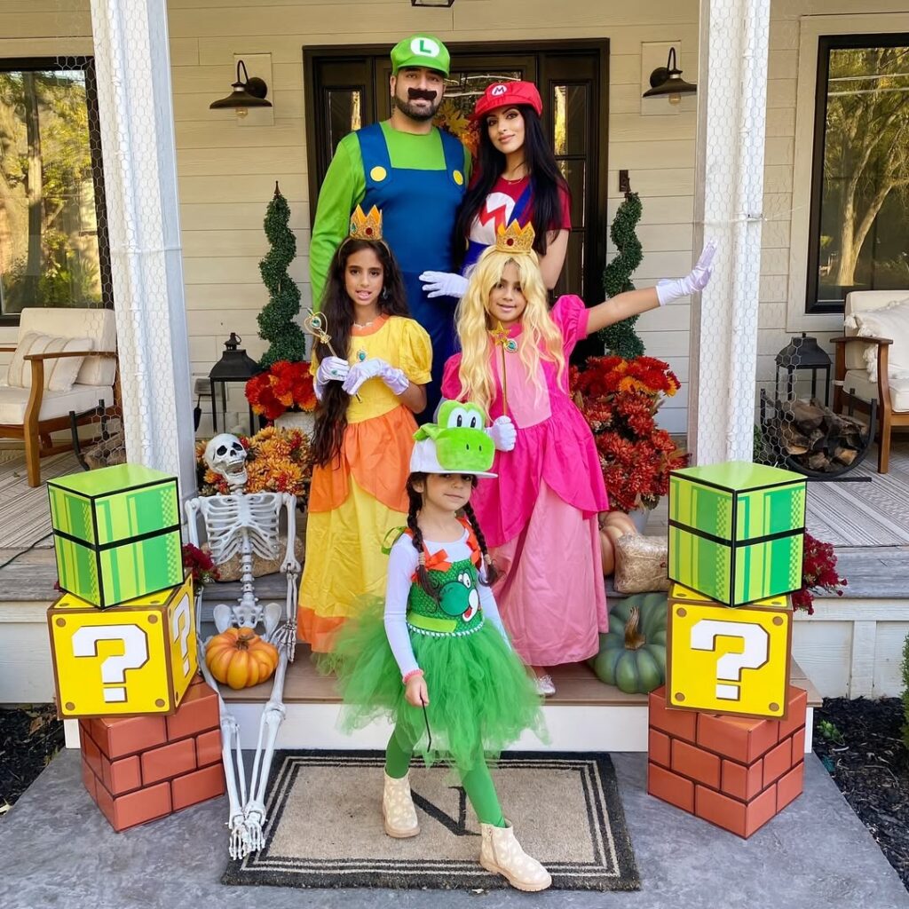 Mario and Linguini Costumes for Family