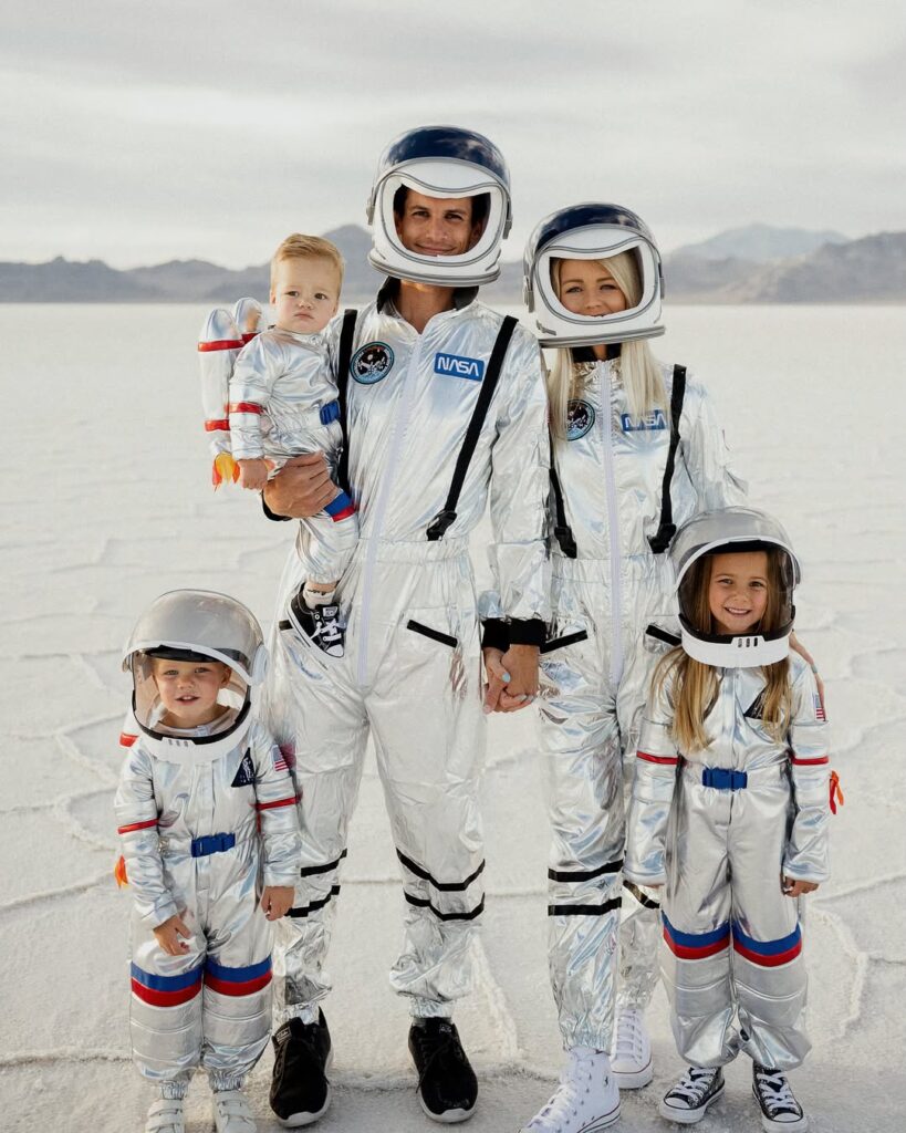 Matching Astronauts Halloween Costumes for Family