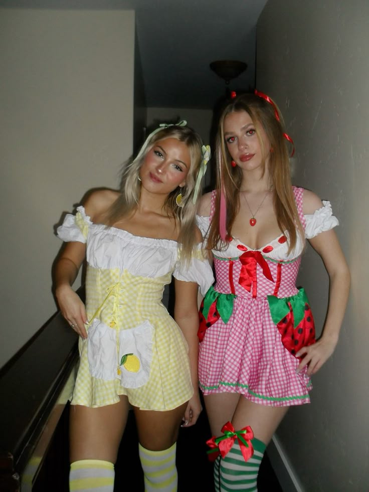 Strawberry and Lemon Halloween Costume Idea